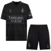 Maillot de Supporter AC Milan Quatrième 2023-24 Noire Pour Enfant